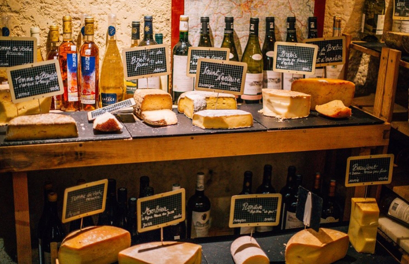 Сыр и вино в Baud et Millet