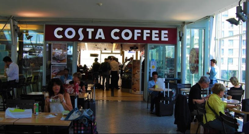 Costa Coffee на вокзале